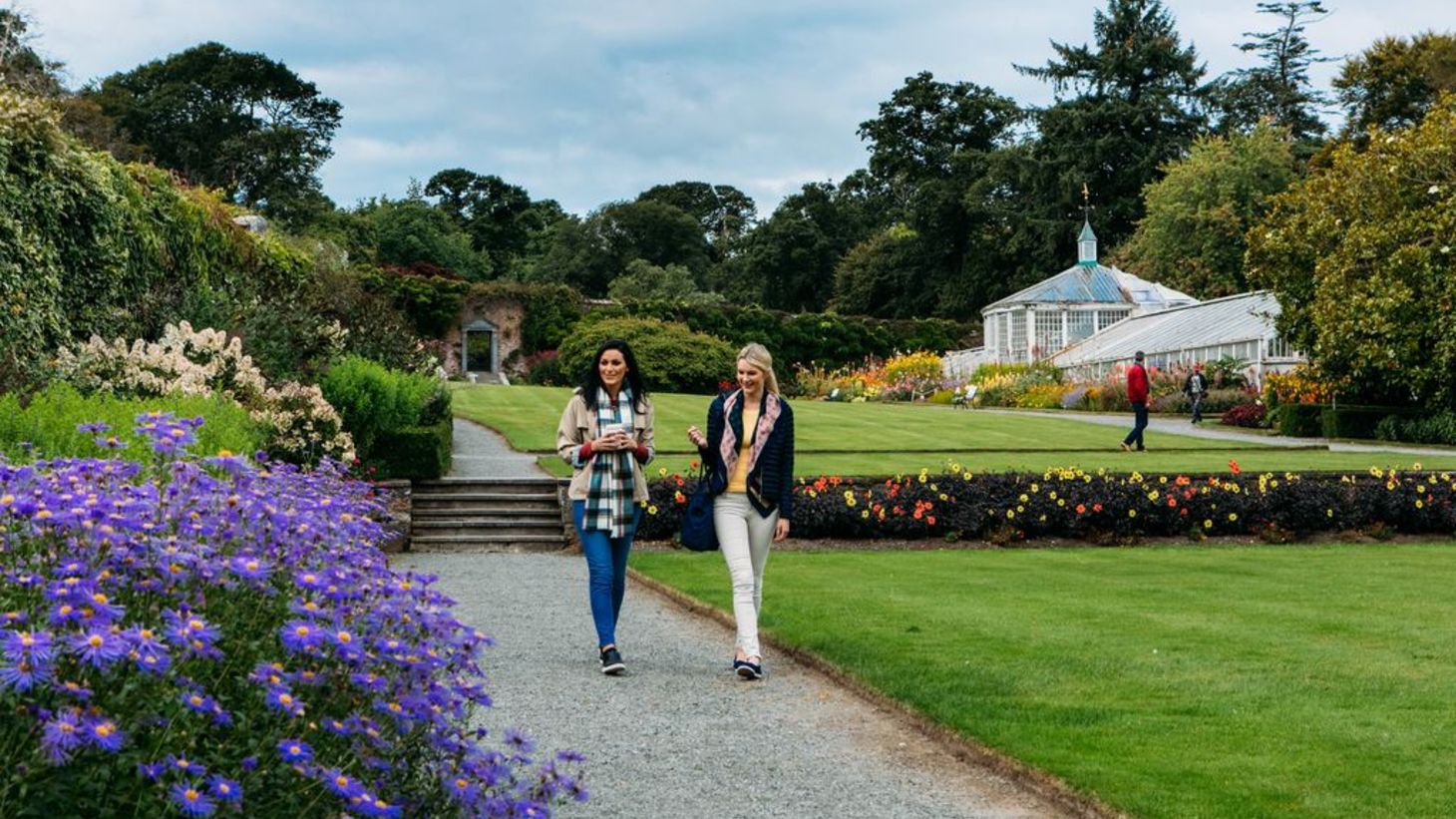 People walking around Mount Congreve Gardens Co. Waterford