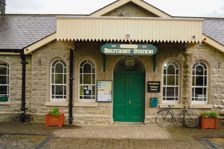 Exterior and front entrance of the Belturbet Heritage Railway Museum