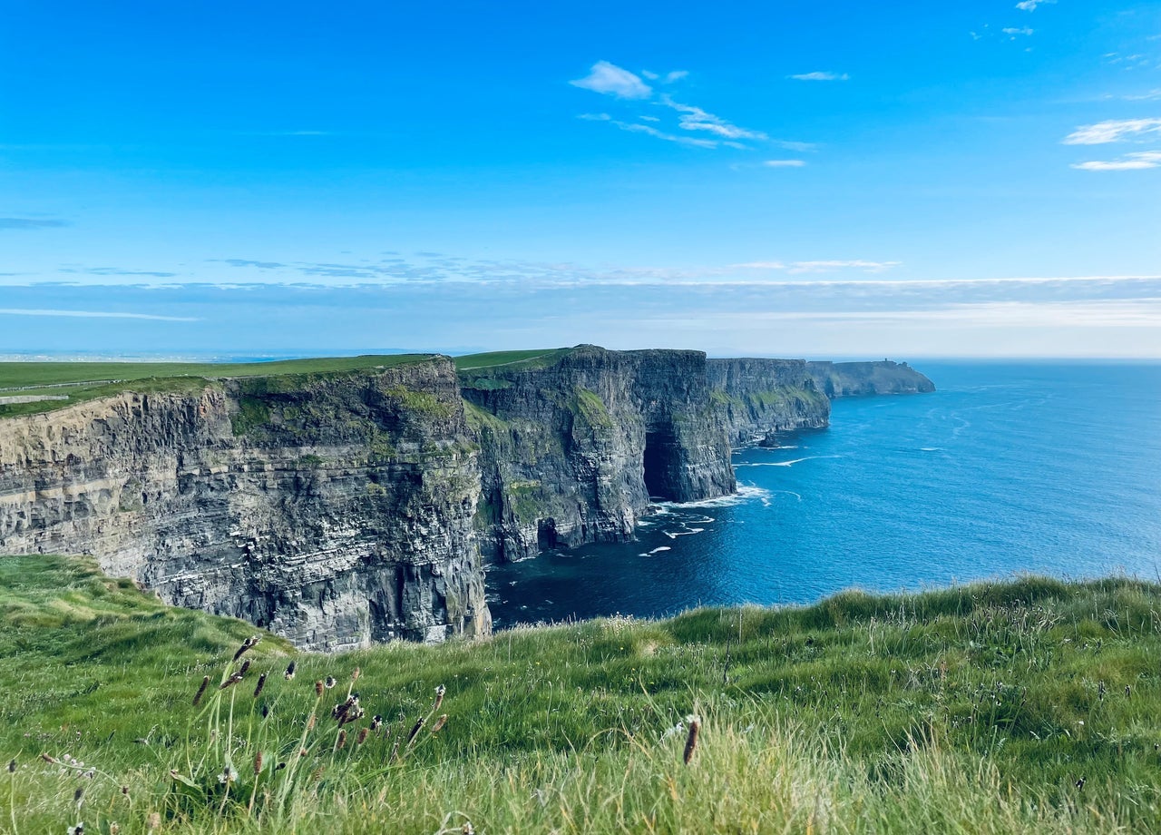 Cliffs of Moher with clear skies