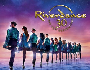 Riverdance 30 – The New Generation - rear view of a long line of dancers