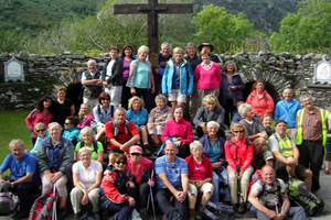 St Finbarr's Pilgrim Walk group