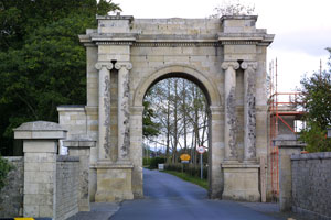 Oak Park Forest Park Arch at the entrance to the Park