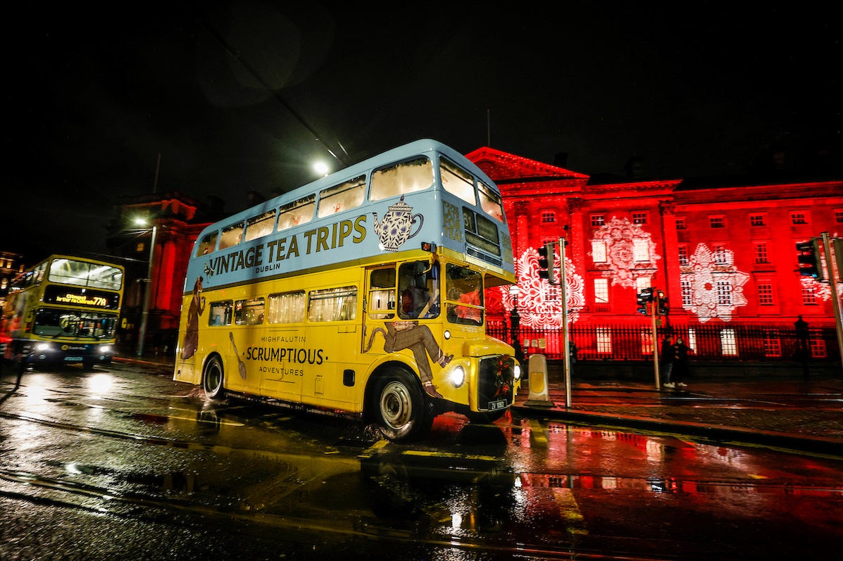Vintage Tea Trips Twinkling Lights Trip