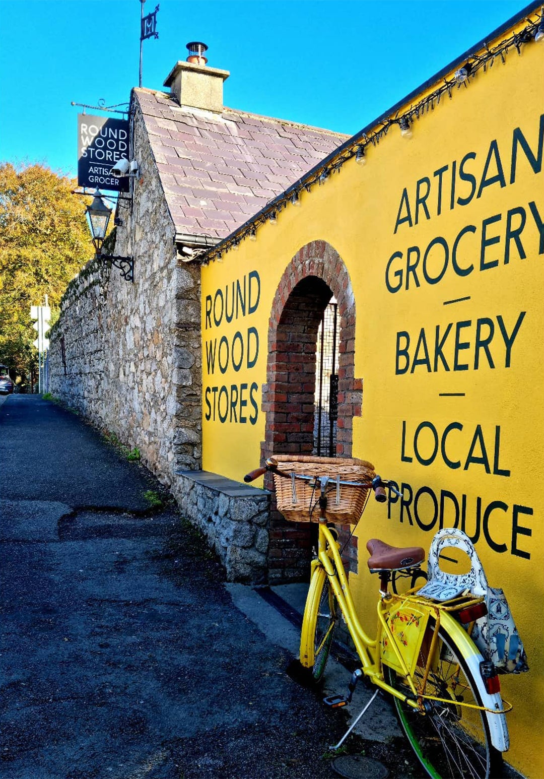 Exterior view of Roundwood Stores in County Wicklow