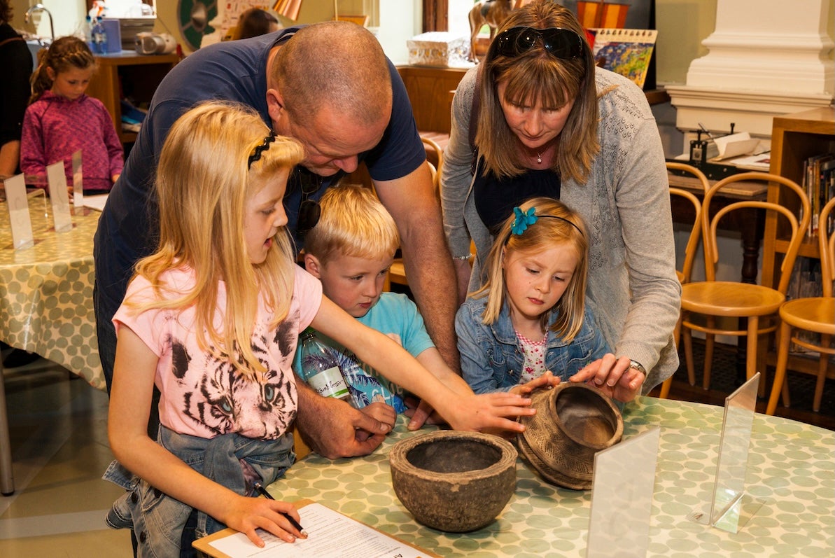 Drop-In workshop in the Learning Resource Room, National Museum of Ireland