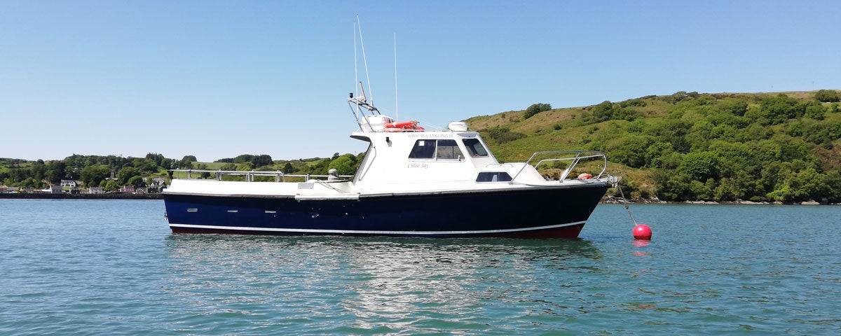 An image of one of Glandore Harbour Charter boats