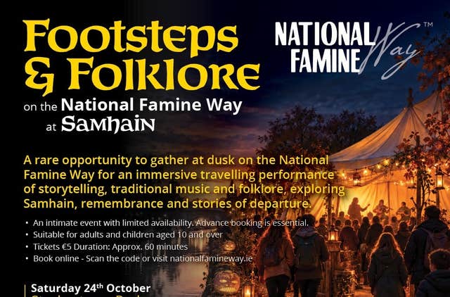 Footsteps & Folklore on the National Famine Way at Samhain Westmeath