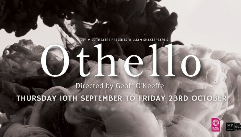 This image is the marketing image for the show Othello in the DLR Mill Theatre