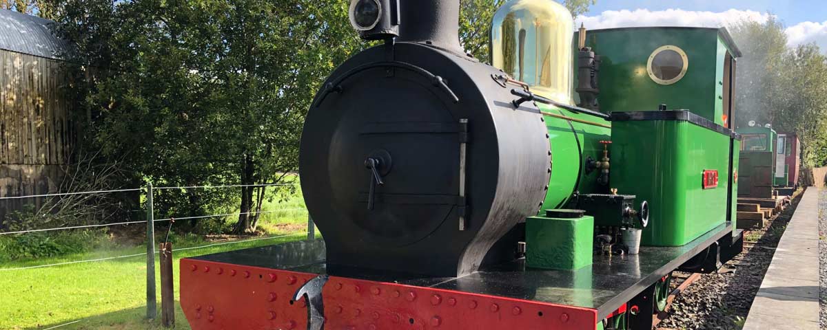 Image of a train in Cavan and Leitrim Railway in County Leitrim