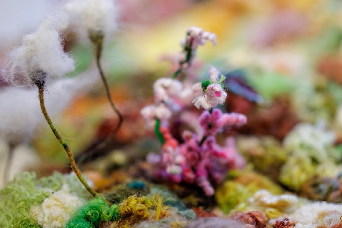 Bog sculpture by Sharon Wells