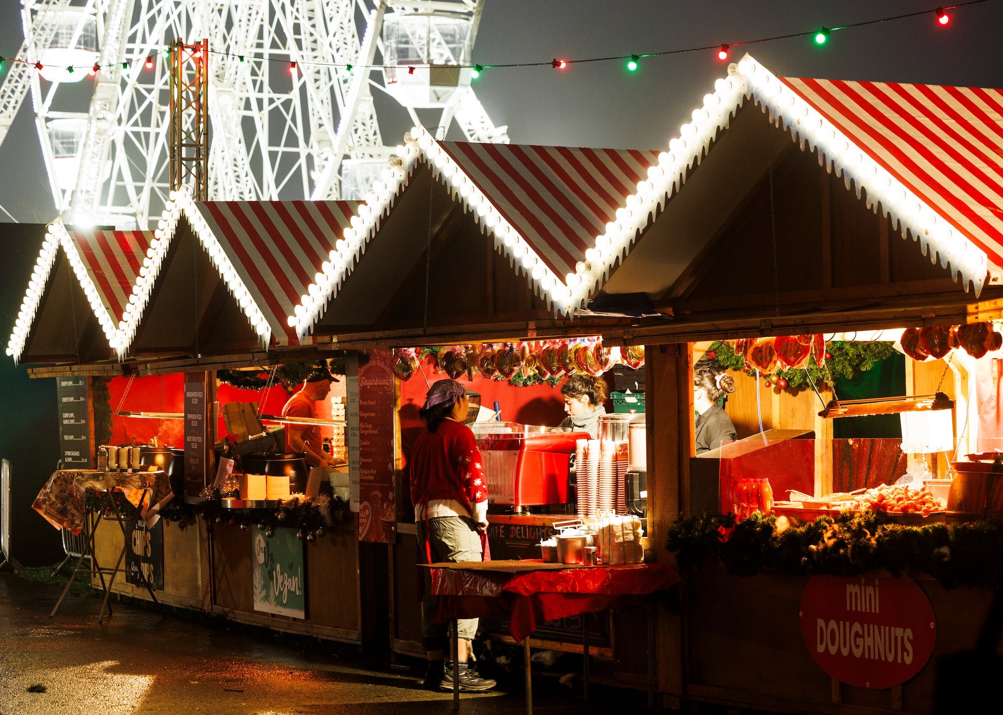 A Christmas market