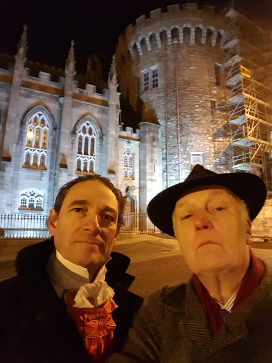 Pat Liddy with "Dracula"!