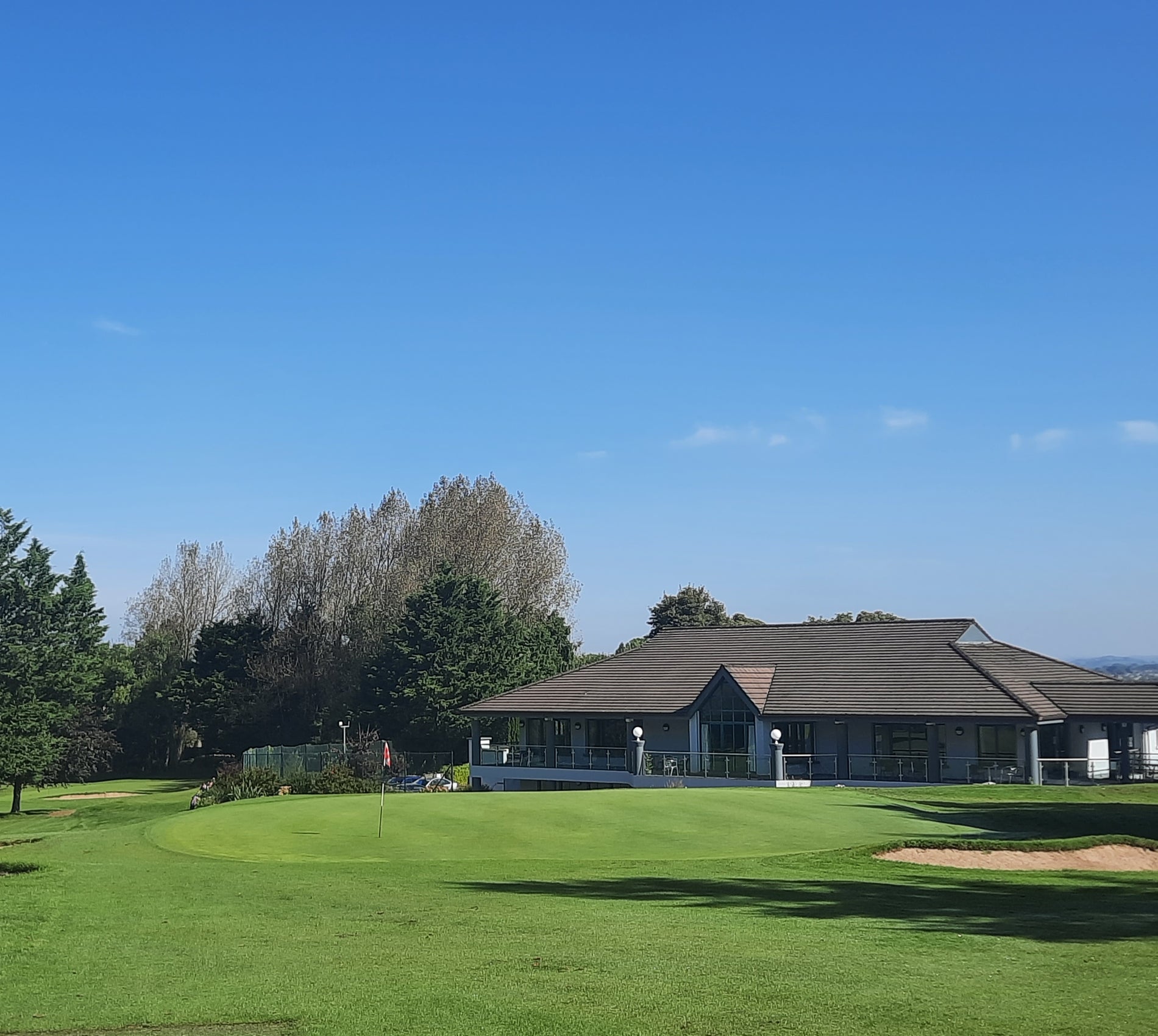 A view of the clubhouse at Ennis Golf Club