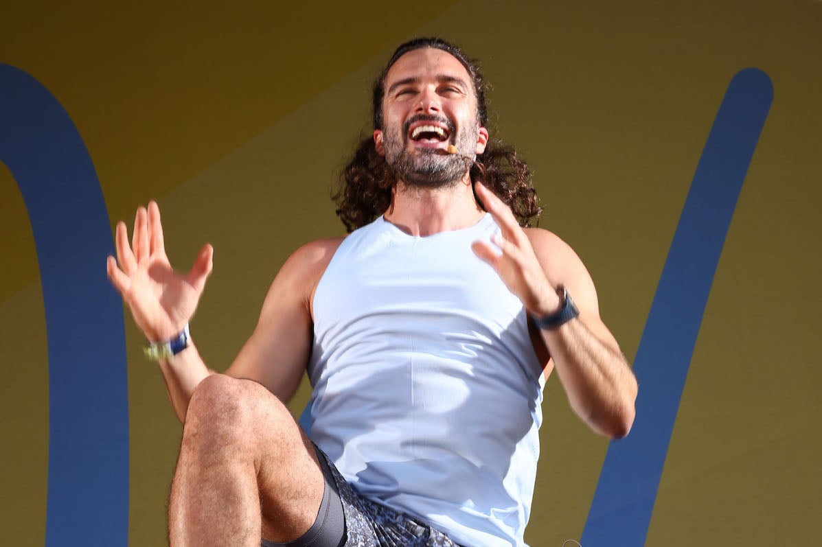 Joe Wick's on the Main Stage at WellFest