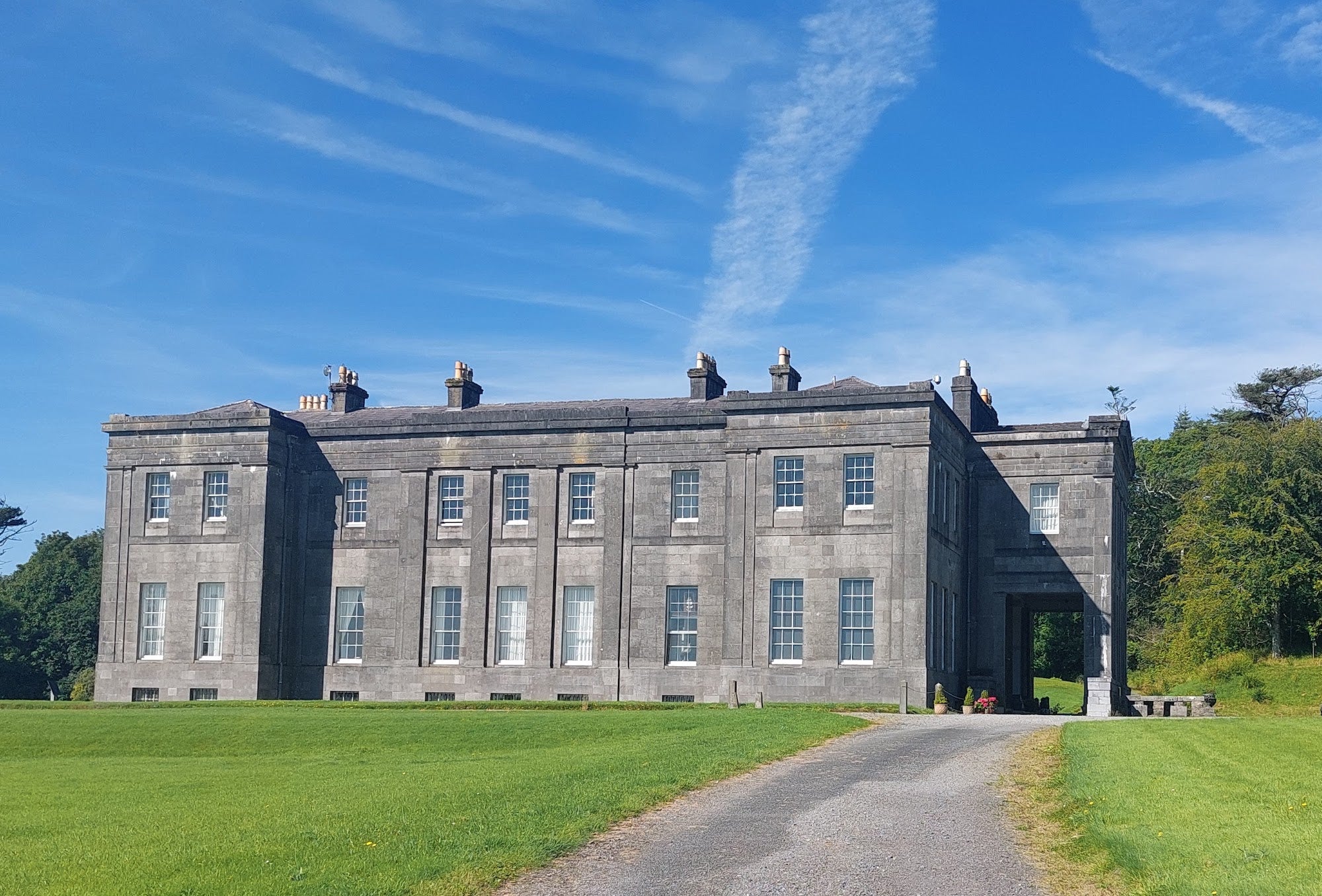 Exterior view of Lissadell House in Co Sligo