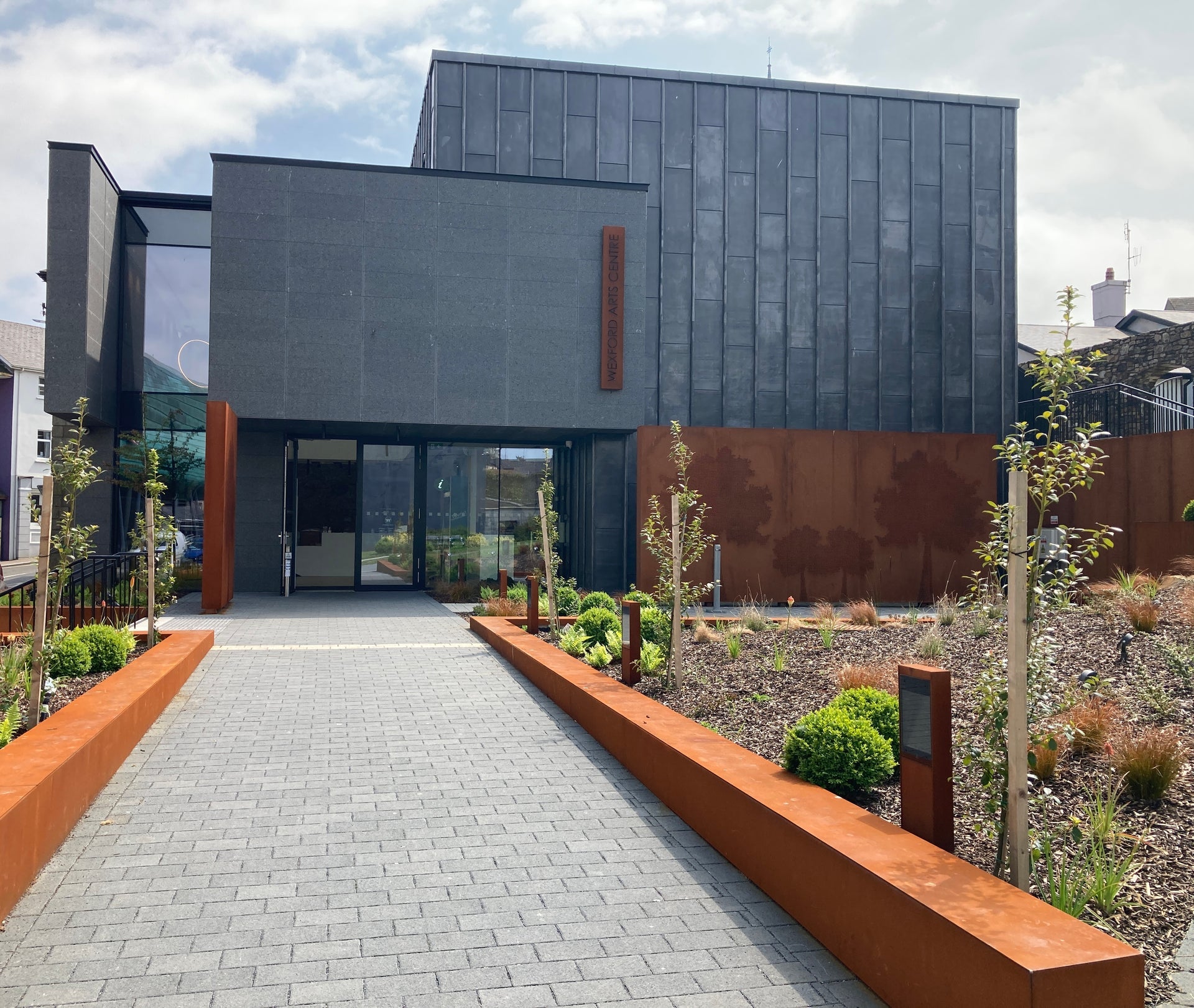 The front of the Wexford Arts Centre which is where the Wexford Tourist Information Centre is located inside