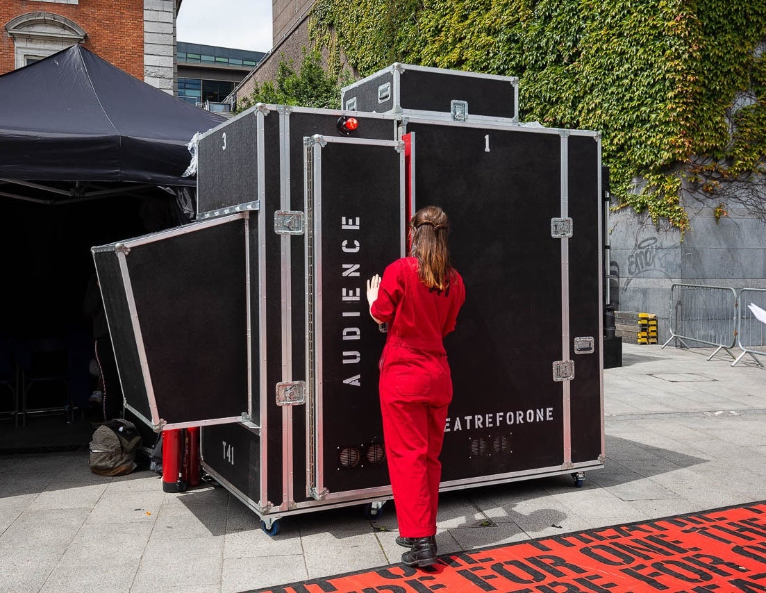 One actor, one audience member - Theatre for One: Made in Cork.