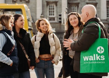 A group on tour with Walks Tours