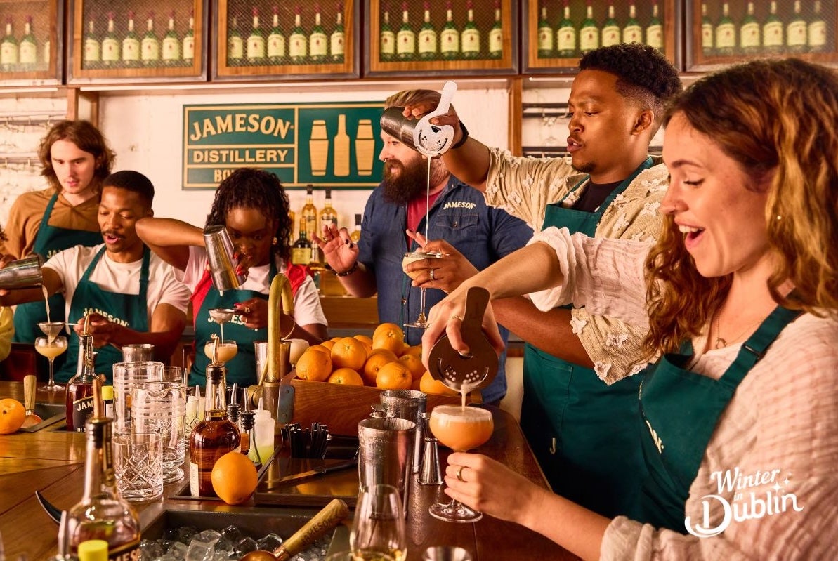 Christmas Cocktail Class at Jameson Distillery 