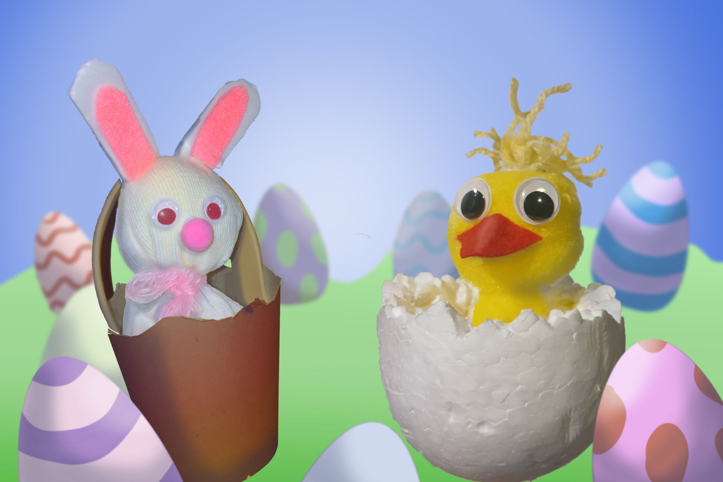(5yrs+) Pop-up Easter Puppet Workshop