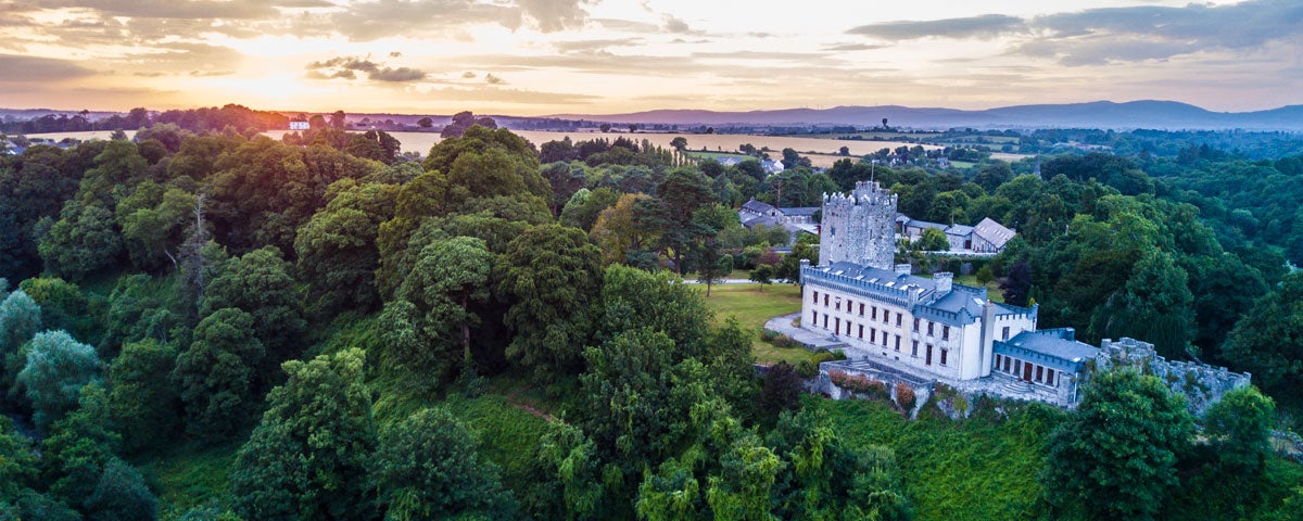 A view of Blackwater Castle and surrounding private estate