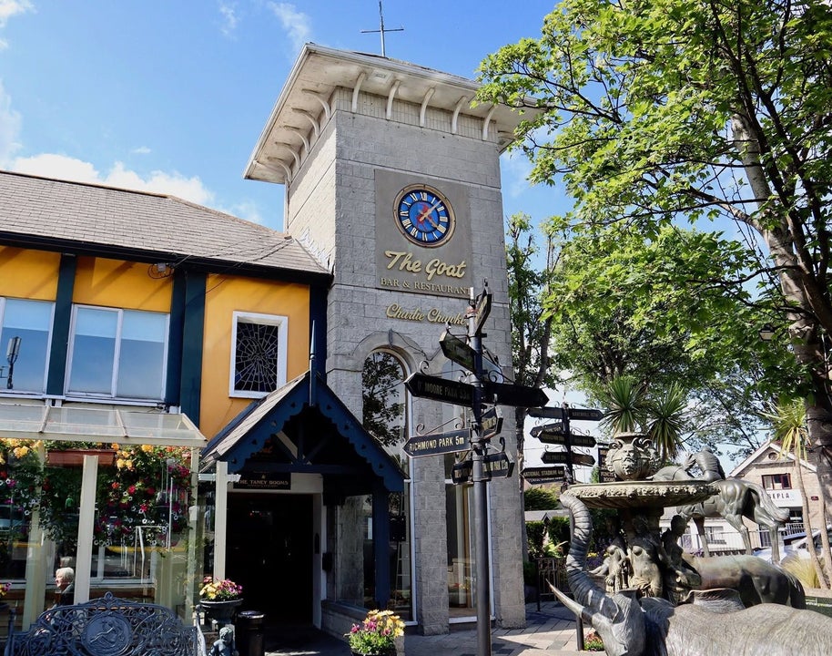 View of the Goat Bar and Grill from the outside