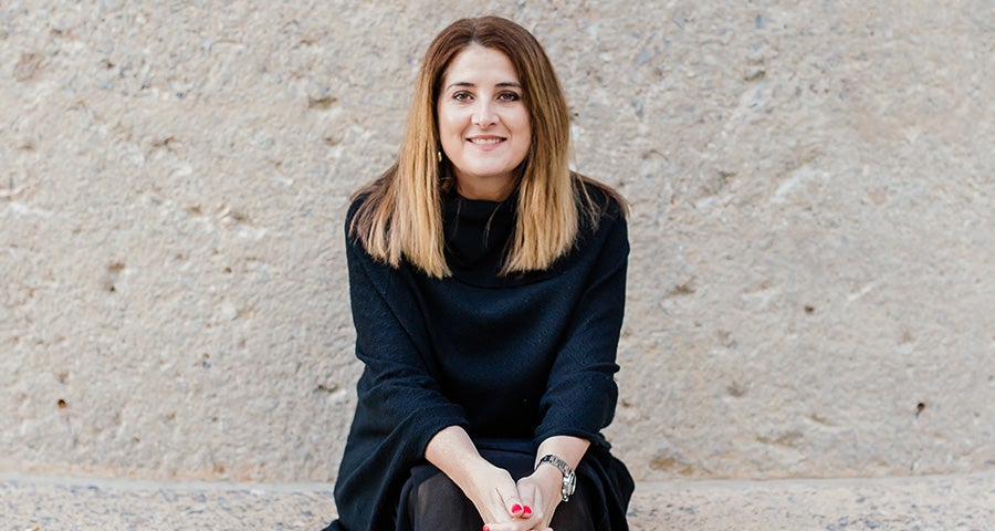 Woman posing for the camera