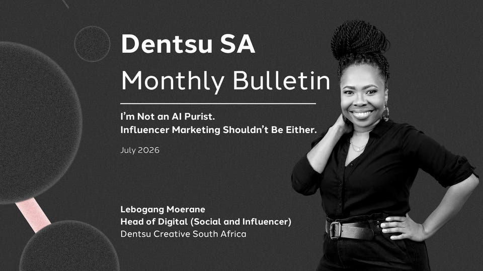 Lebo Moerane – Head of Digital (Social and Influencer) at Dentsu Creative South Africa