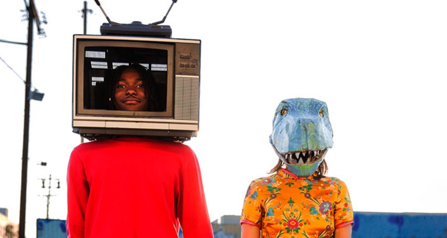 A person standing posing for the camera