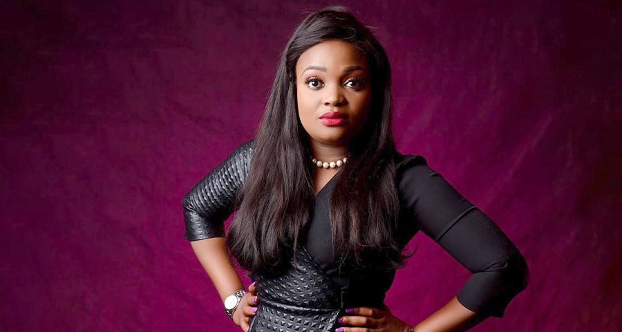 Woman posing for the camera