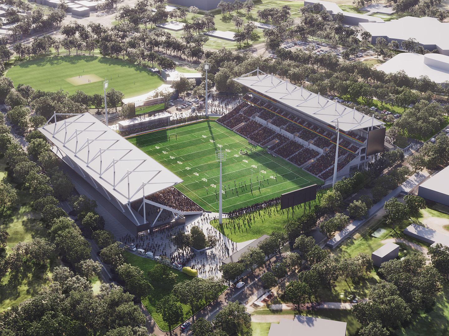 First Look at New and Improved Penrith Stadium