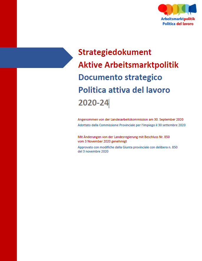 Strategiedokument Aktive Arbeitsmarktpolitik 2020-24