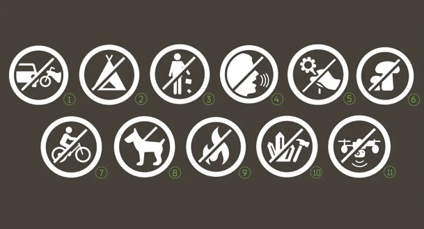 [external Link]: Nature parks visitor guidelines