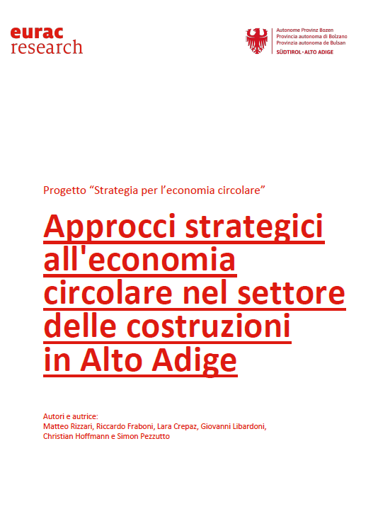 Approcci strategici all'economia circolare nel settore delle costruzioni in Alto Adige