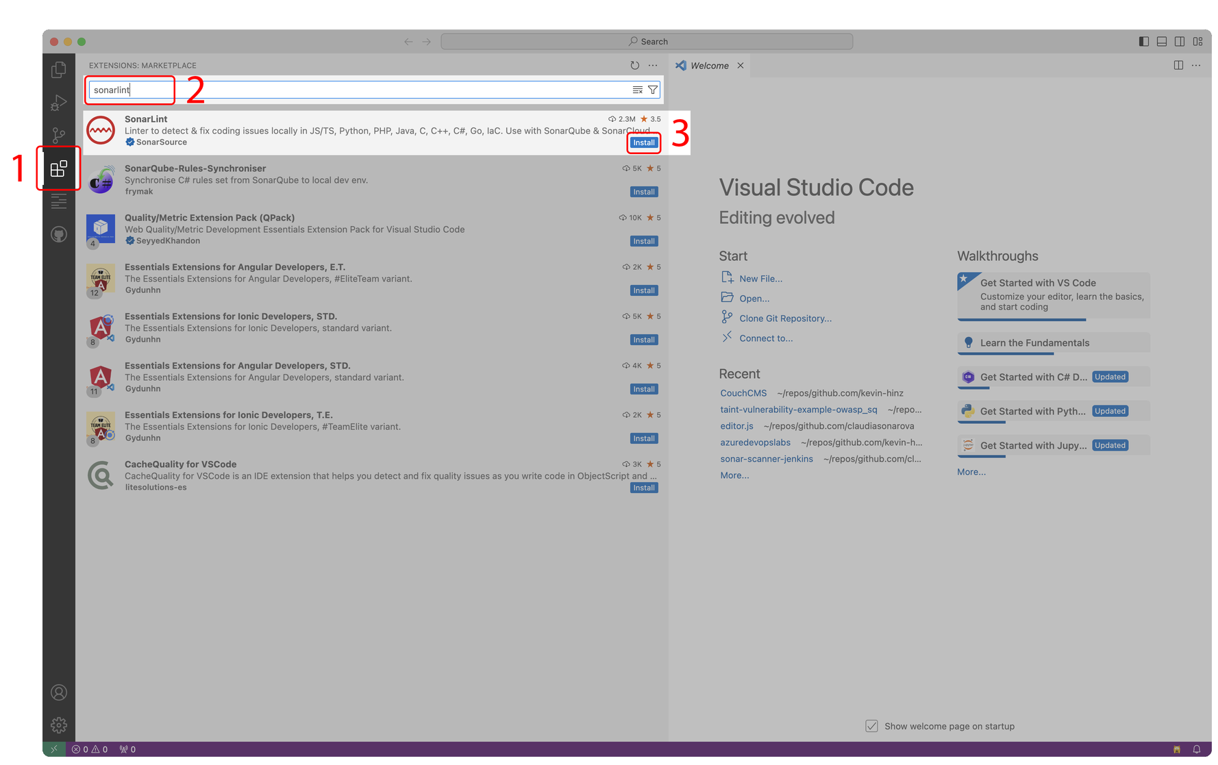 Installation - SonarQube for IDE Documentation - VS Code