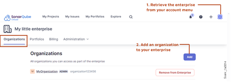 Setting up your enterprise | SonarQube Cloud Documentation