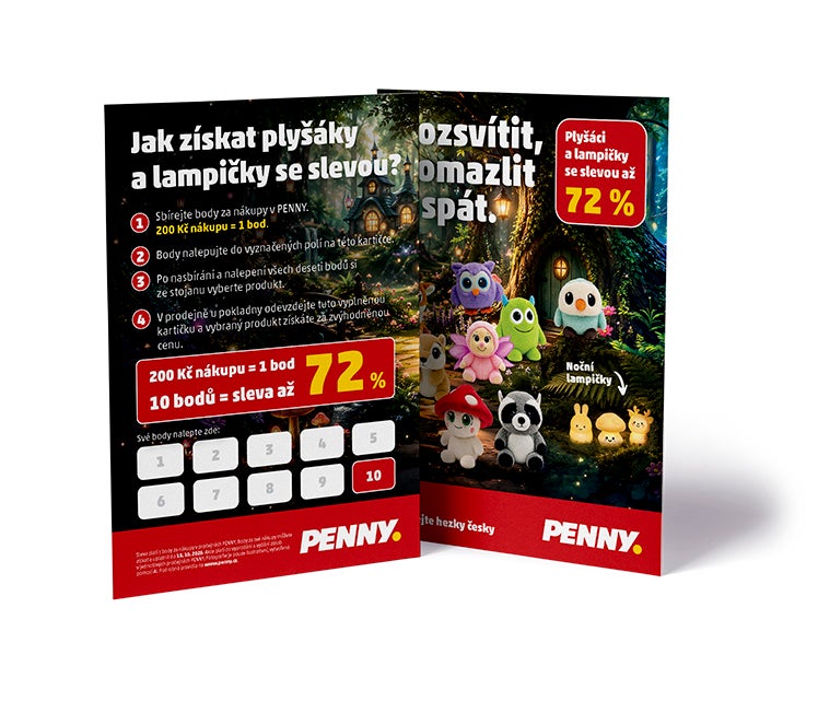 Grafika věrnostní kartičky. 