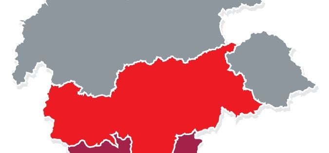 Tirol - Südtirol - Trentino - 2009 (Grafik: ASTAT)