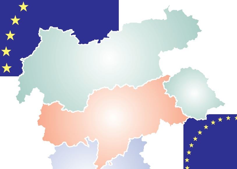 Tirol/Tyrol - Südtirol/South Tyrol - Trentino - 2000 (Grafik: ASTAT)