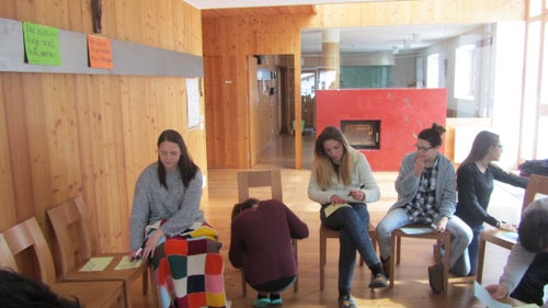 Attività all'interno della struttura in Val di Funes