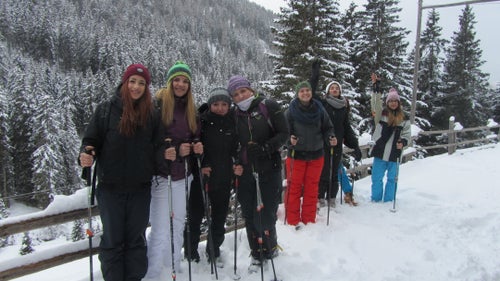 Ciaspolata durante il soggiorno residenziale in Val di Funes