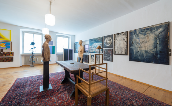 Alcune opere della collezione Eccel Kreuzer di Bolzano. (Foto: Museo Eccel Kreuzer/Erich Dapunt)