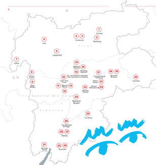 Die 31 Standorte des Euregio-Museumsjahrs 2025 auf einen Blick. (Foto: Euregio) 