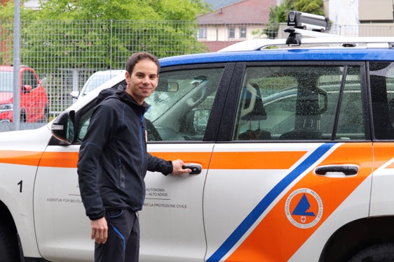 Jacopo Caiazzo Ufficio provinciale Idrologiae dighe. (Foto: ASP/Maja Clara)
