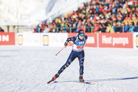Tre volte campionessa mondiale a livello individuale, due volte vincitrice della Coppa del Mondo di biathlon, Dorothea Wierer è stata la terza atleta di sempre ad aver ottenuto un successo in tutti i sette formati di gara del biathlon. (Foto: Nordic Focus)