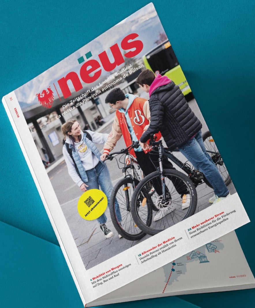 nëus: la nuova rivista della Provincia autonoma di Bolzano.