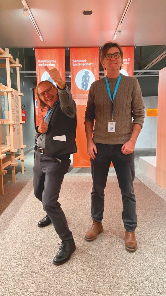 Günther Kaufmann e Andreas Putzer (Foto: Museo Archeologico)