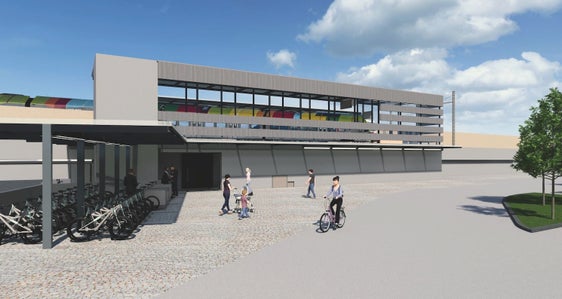 La nuova stazione ferroviaria di San Giacomo entrerà in funzione nell’estate del 2027, semplificando il passaggio dall’auto ai mezzi pubblici. (Foto: STA)