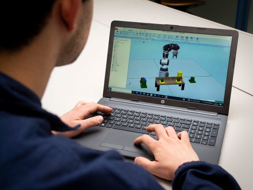 Software per la programmazione del cobot ABB