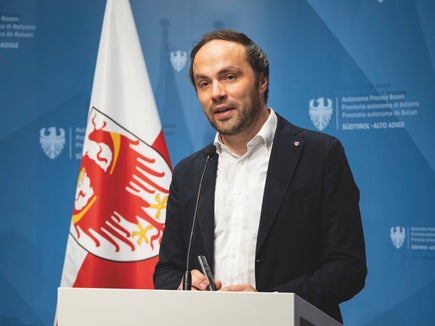 Philipp Achammer, nato nel 1985 a Bressanone, è sposato e ha due figli. Fin dalla sua giovinezza Achammer è attivo in politica. (Foto: Fabio Brucculeri)